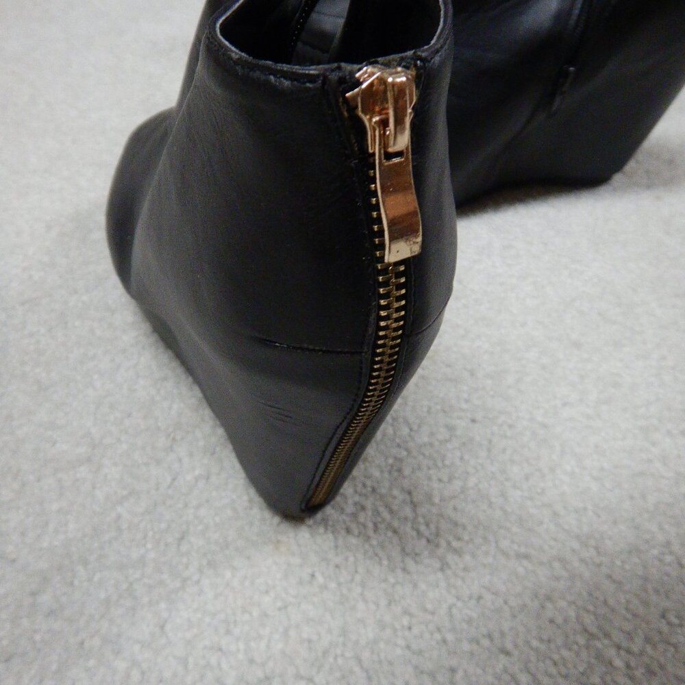 Torrid black peep toe wedges - Picture 3 of 5